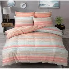 100% SILK TAFFETA satin stripes fabric shades of pastel olive gold and peach 54&quot;TAFS164[7]