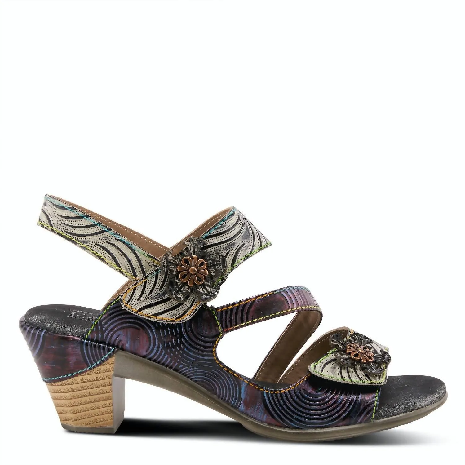Acarine Adjustable Heeled Sandal