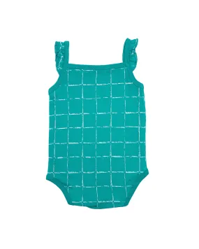 Apple of My Eye Sleeve Less Frill Body Suit