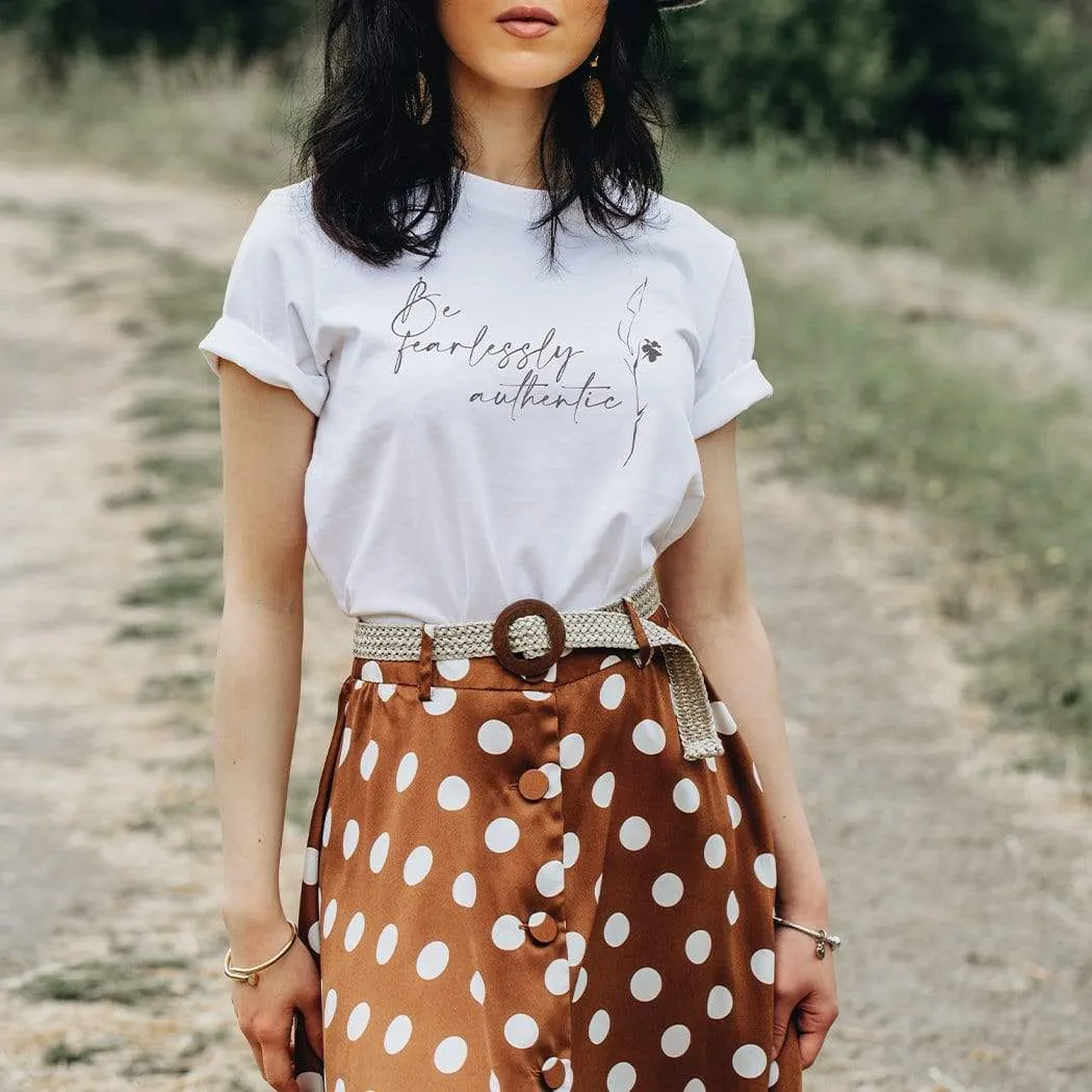 Be Fearlessly Authentic Graphic T-Shirt - MI101