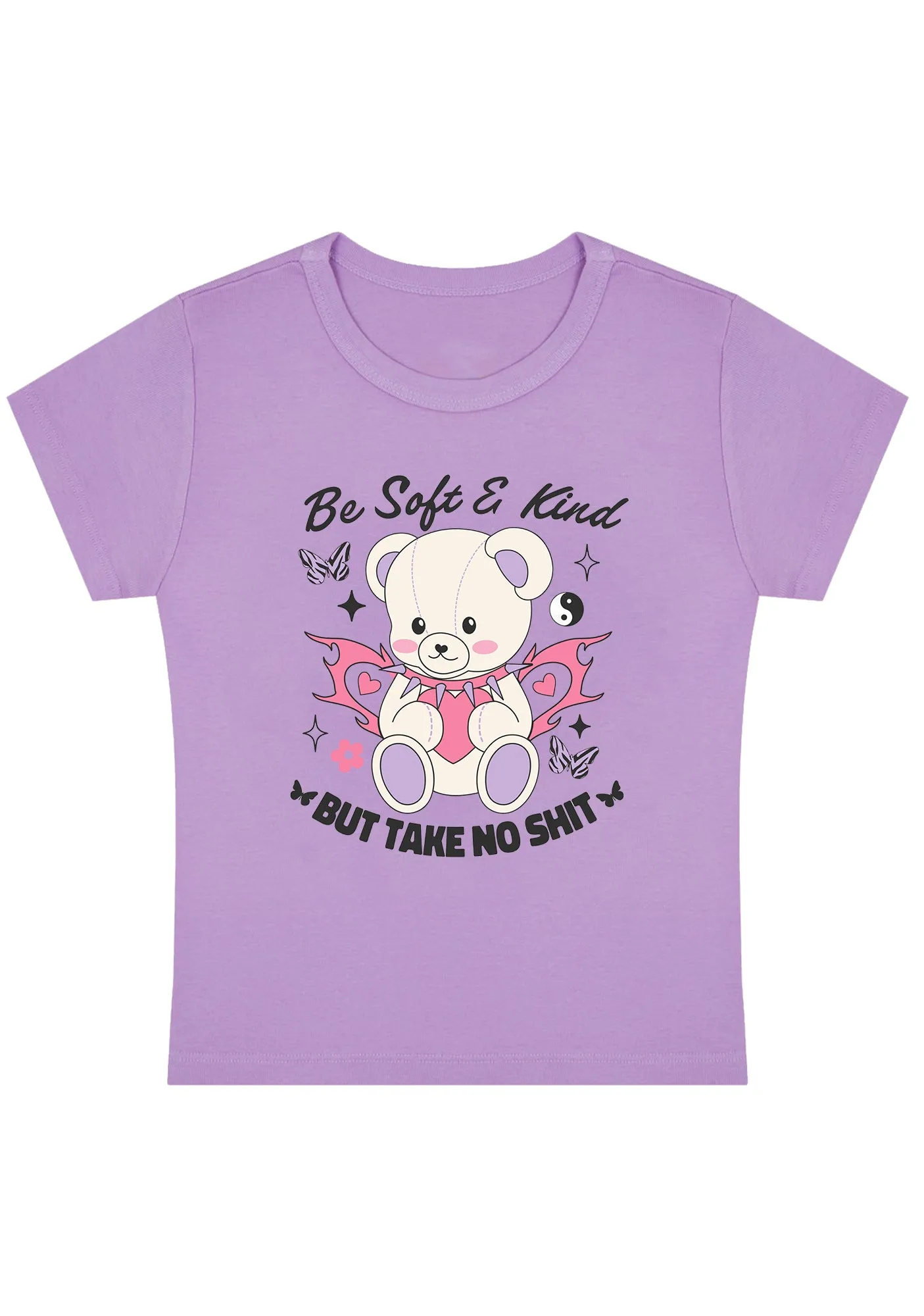 Be Soft And Kind Y2K Baby Tee