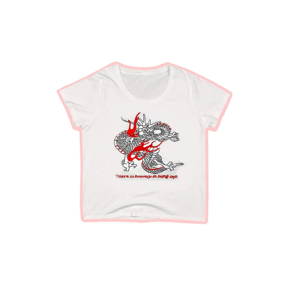Being Soft Crop Tee