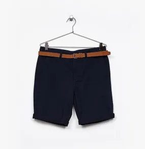 Black Shorts with Belt