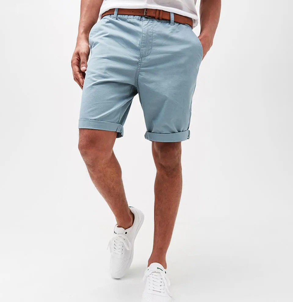 Black Shorts with Belt