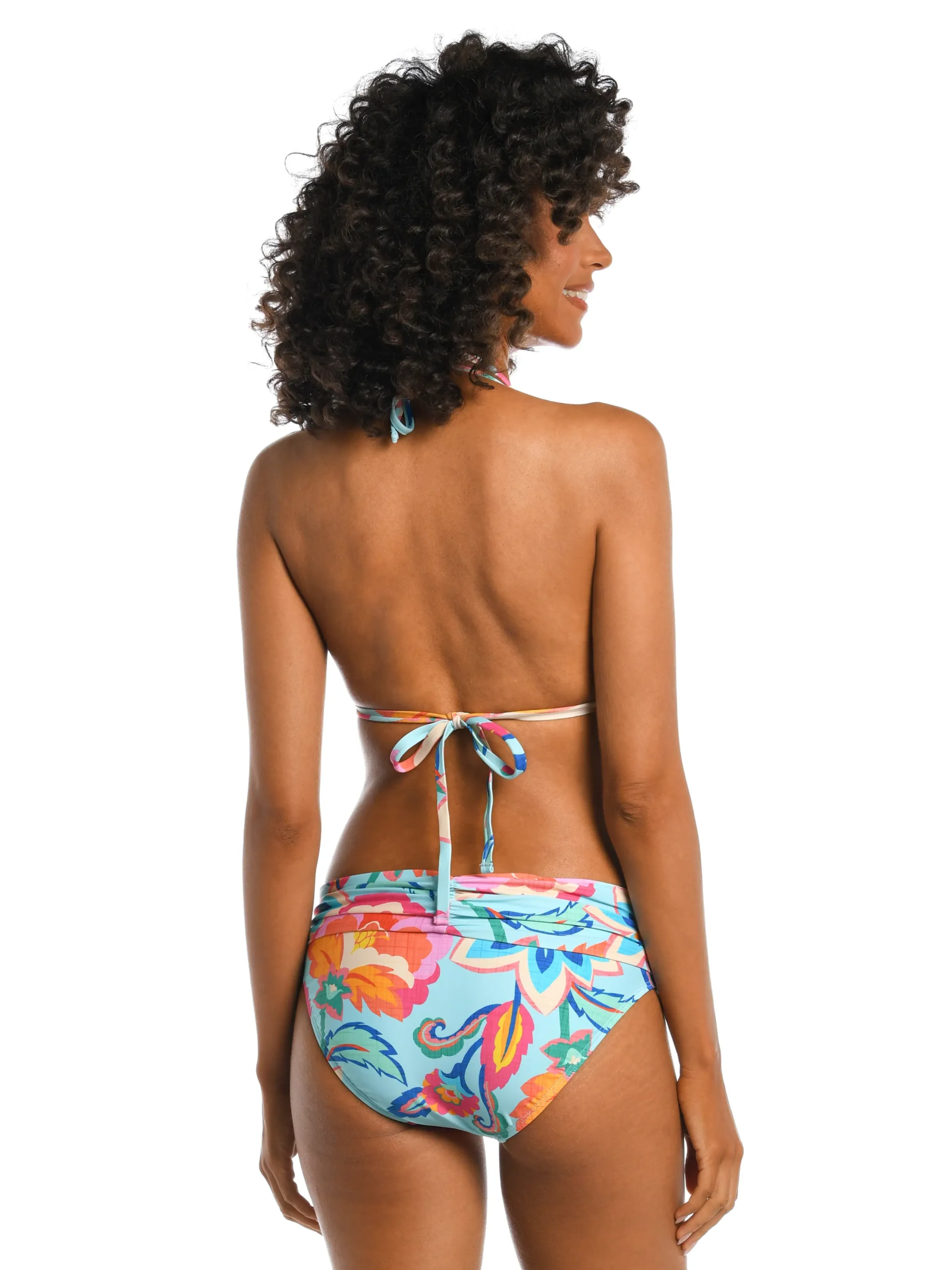 Breezy Beauty Halter Triangle Bikini Top