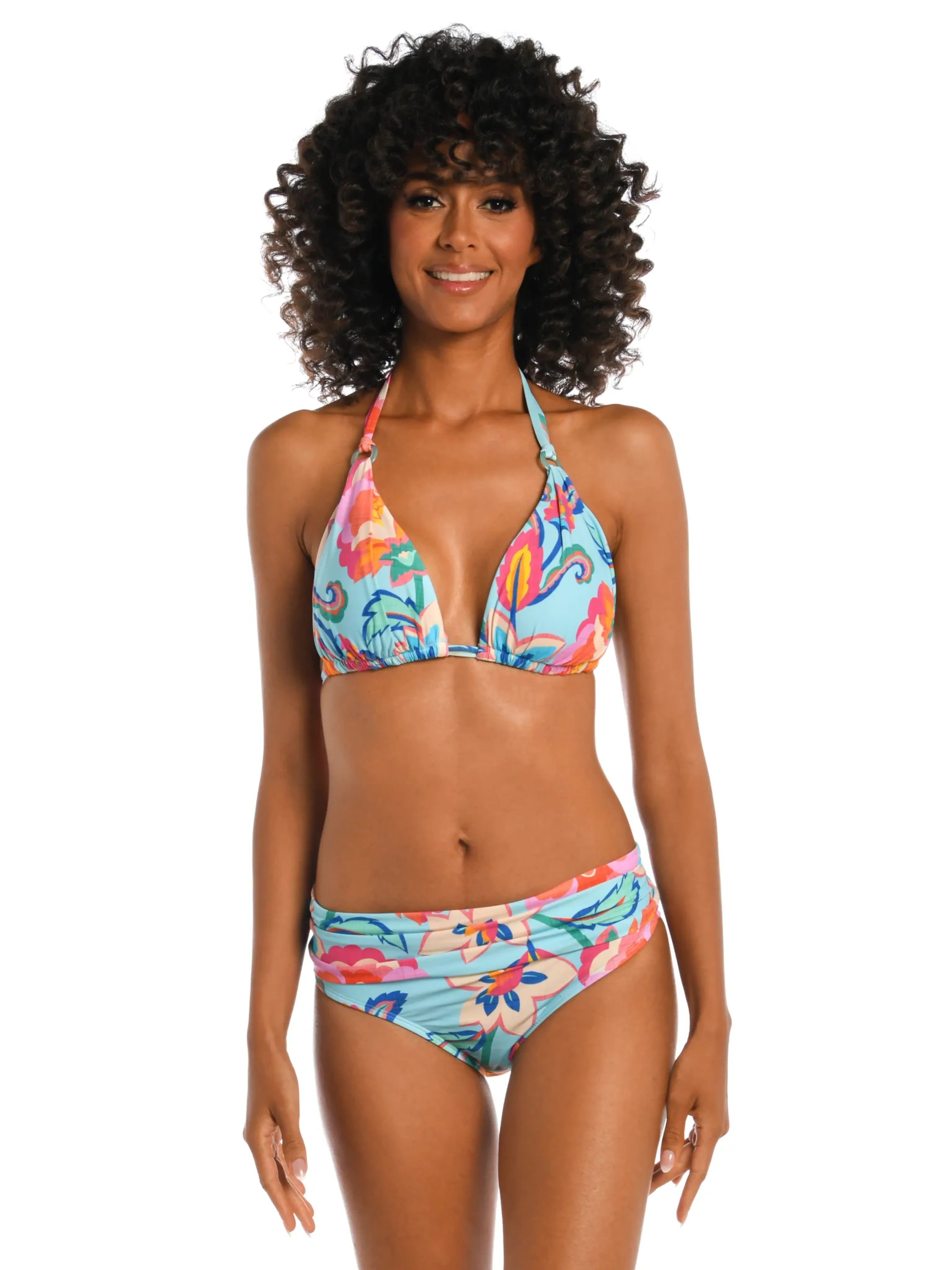 Breezy Beauty Halter Triangle Bikini Top