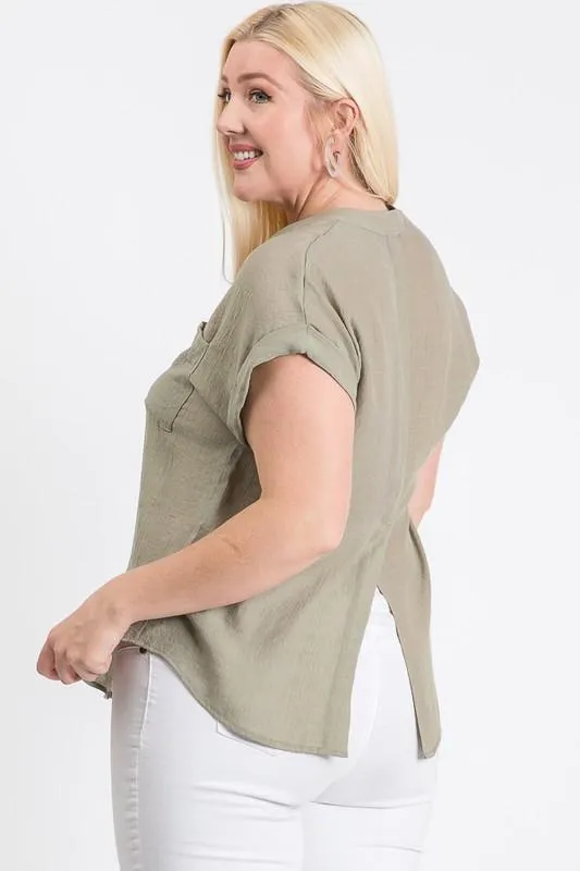 Breezy V-Neck Top
