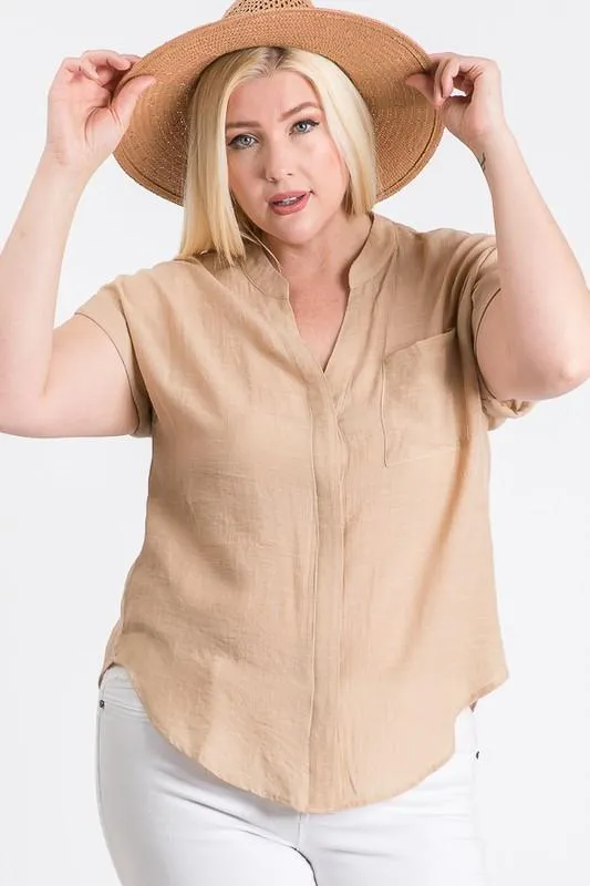 Breezy V-Neck Top