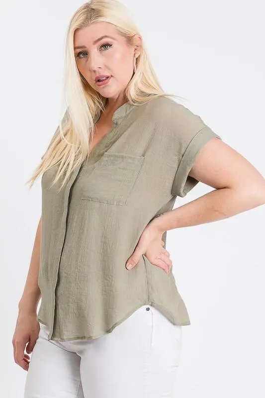 Breezy V-Neck Top