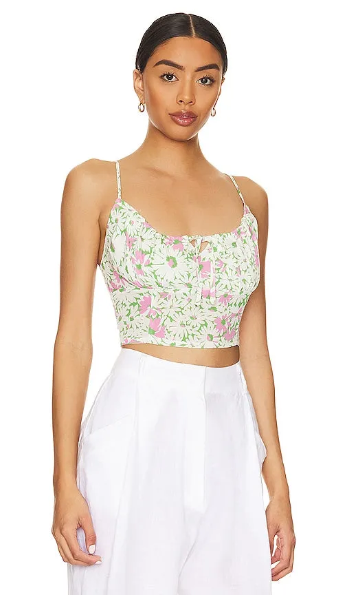 Chaser Alana Tank Top in White