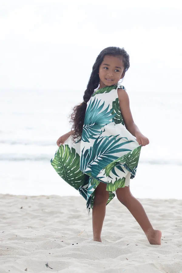 Coradorables GIRLS MONSTERA Handkerchief Dress