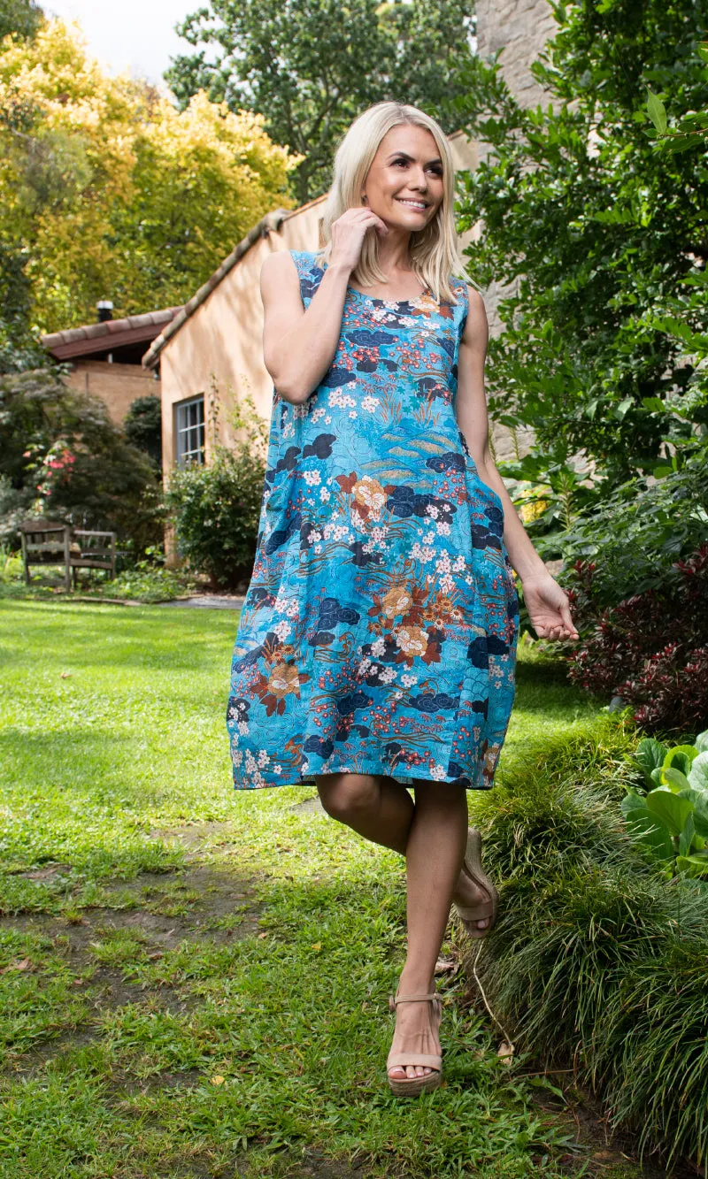Cotton Dress Bubble Pockets Parga