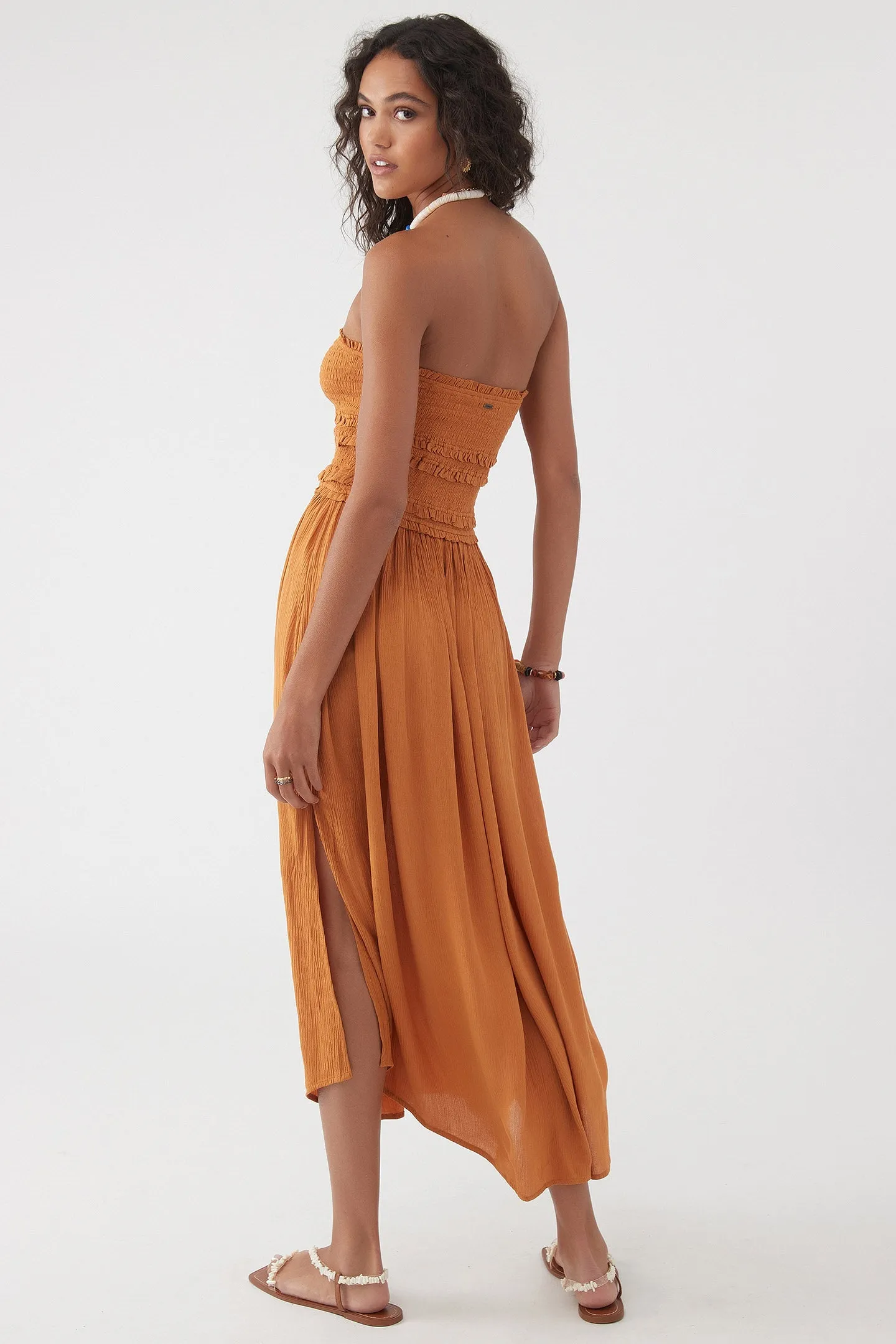 DEVYN STRAPLESS MIDI DRESS