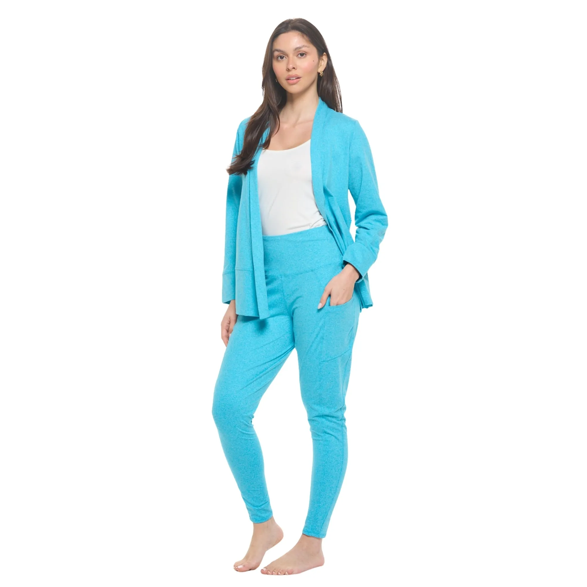 Flow Legging with Pockets | Ocean