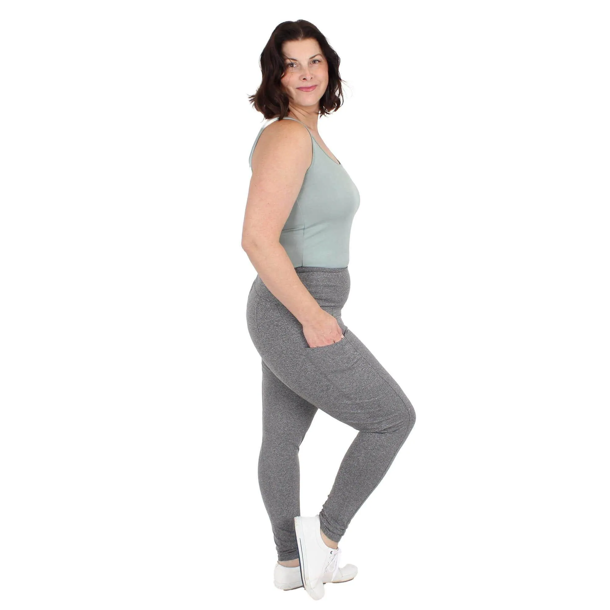 Flow Legging with Pockets | Steel