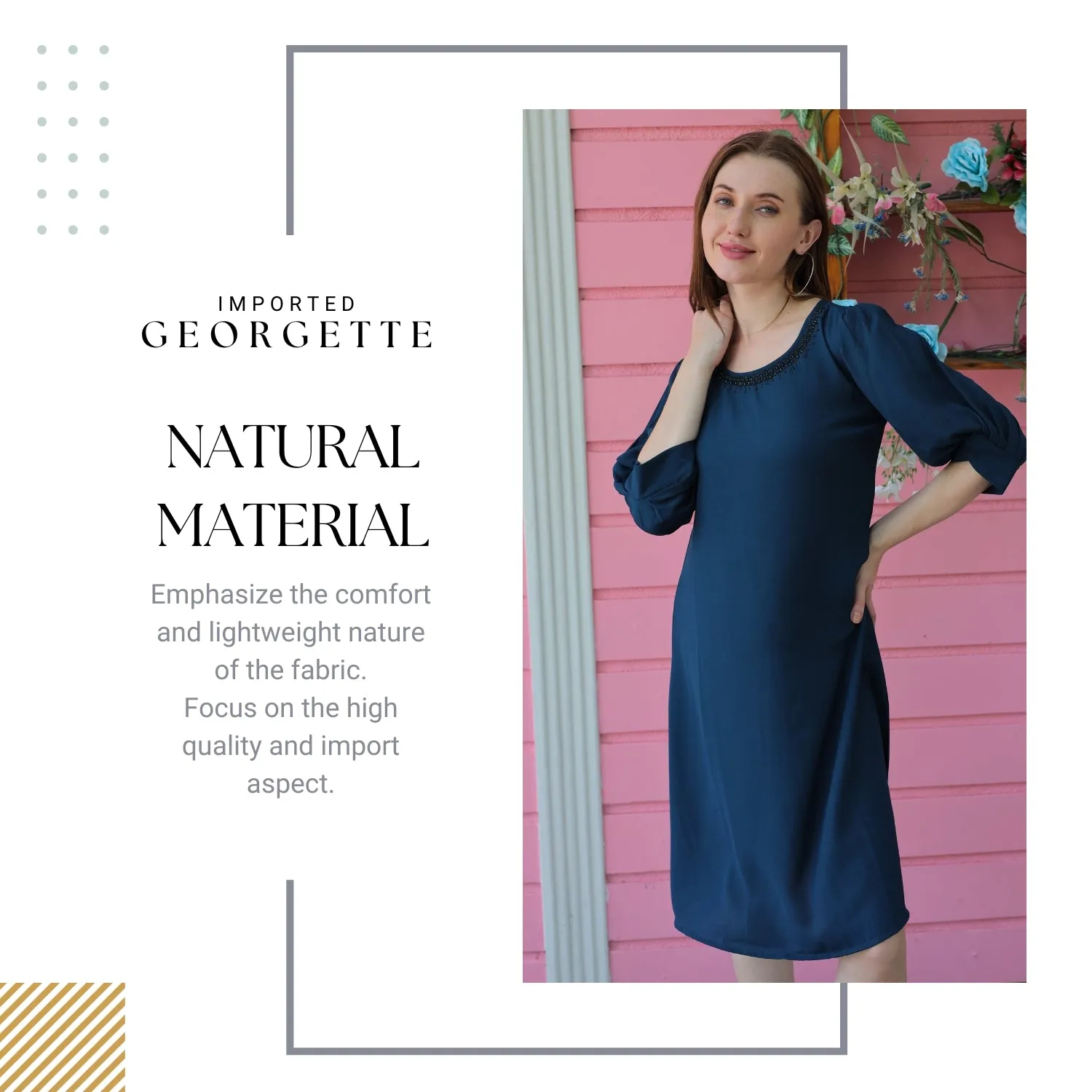 Georgette Dresses: Flowy & Elegant Styles by Glofash