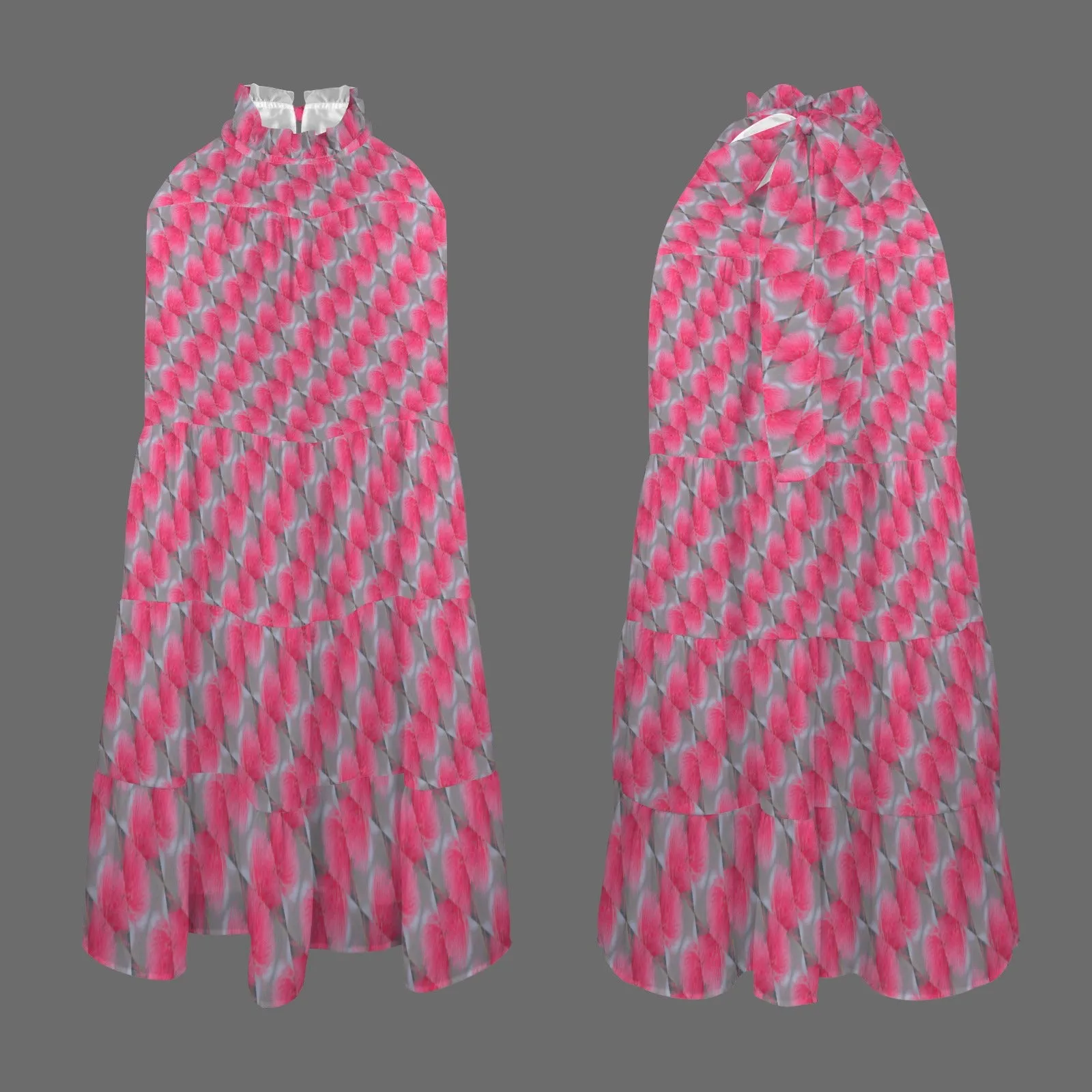 Halter Dress Pink Butterfly Balm