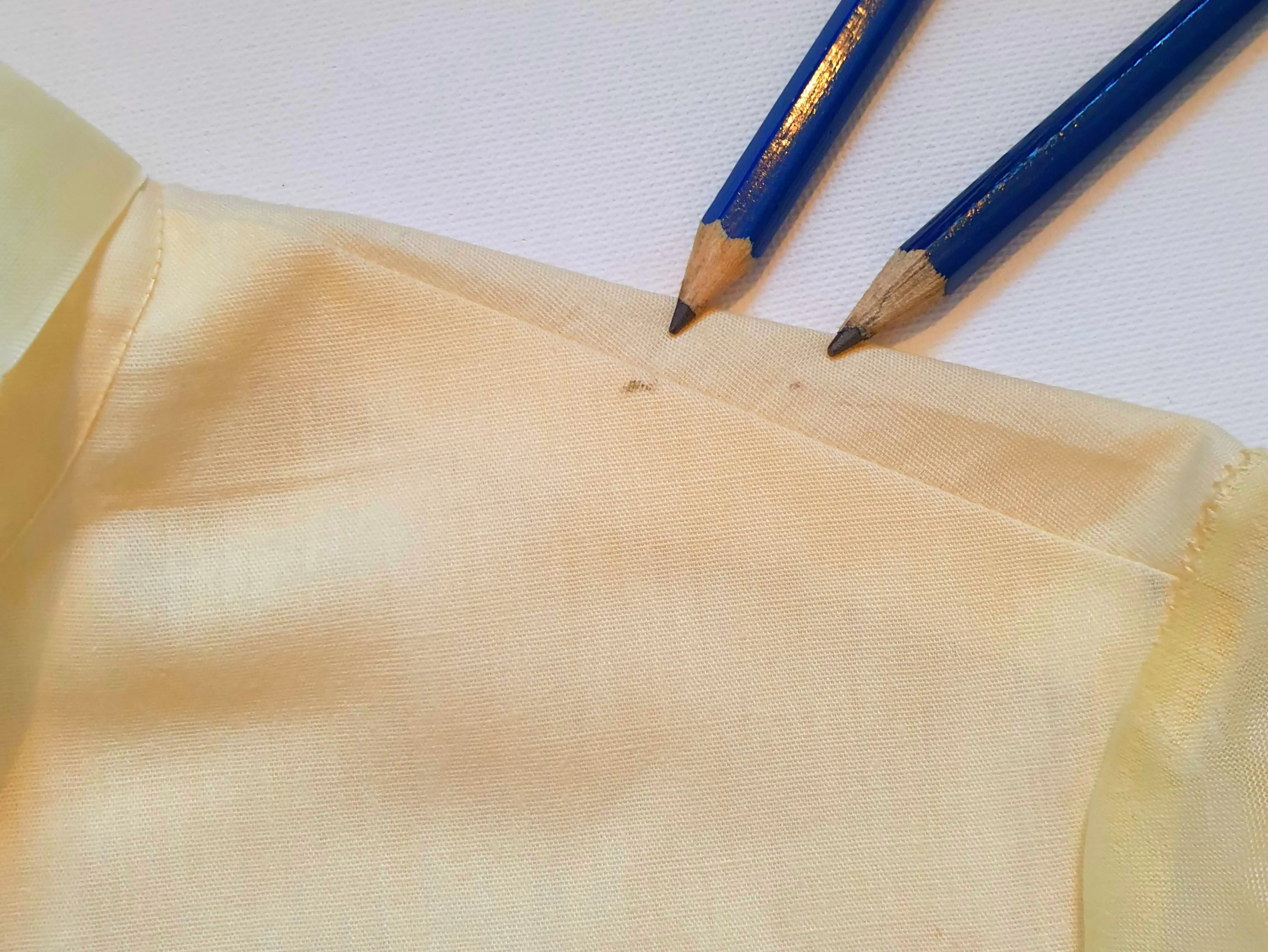 Lemon Pussy Bow Blouse - S