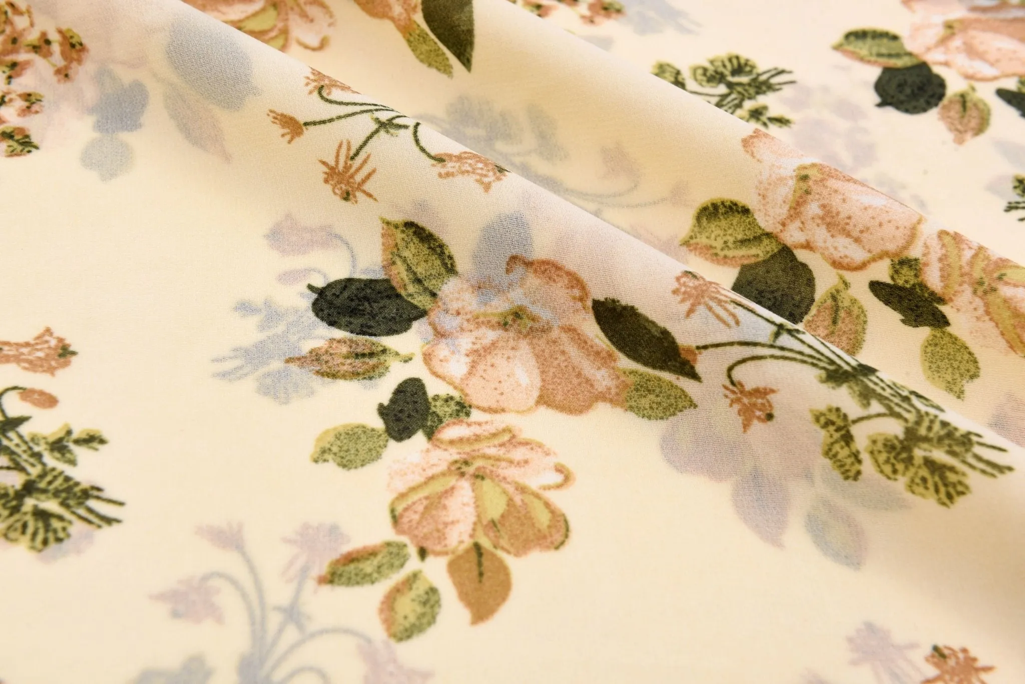 Lily Lush Chiffon Georgette Digital Print Fabric - #261