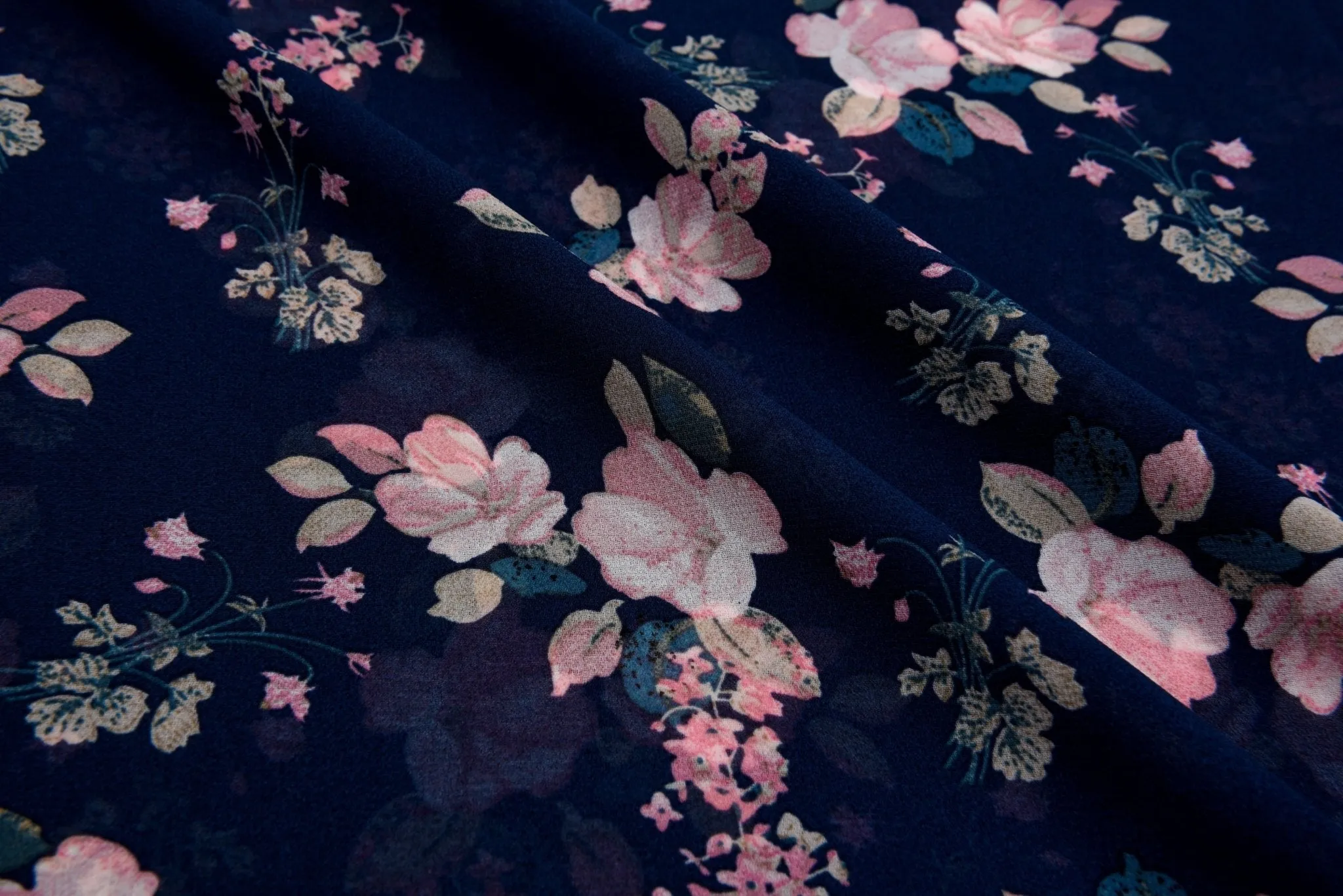 Lily Lush Chiffon Georgette Digital Print Fabric - #261