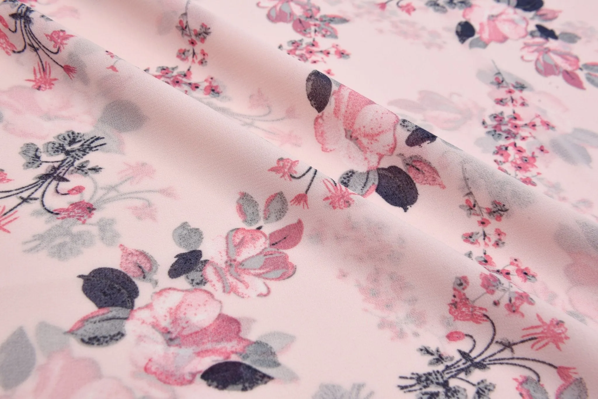 Lily Lush Chiffon Georgette Digital Print Fabric - #261