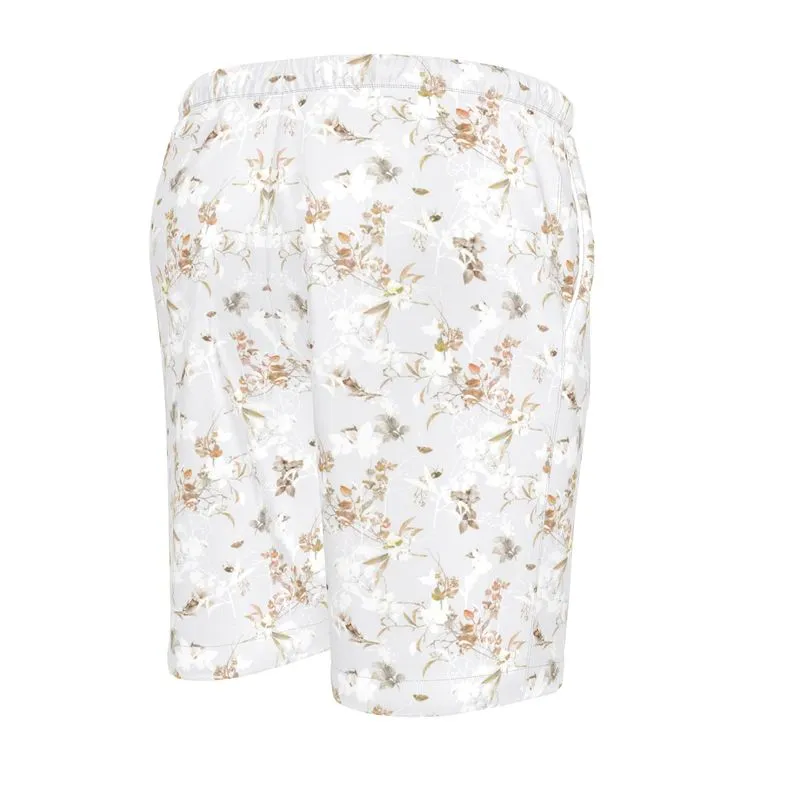 Mens Luxury Pyjama Shorts - Dawn Light Botanicals Collection
