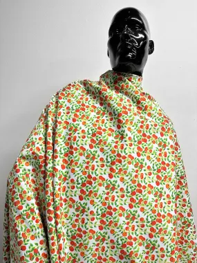 Orange Grove Silk Cotton Print