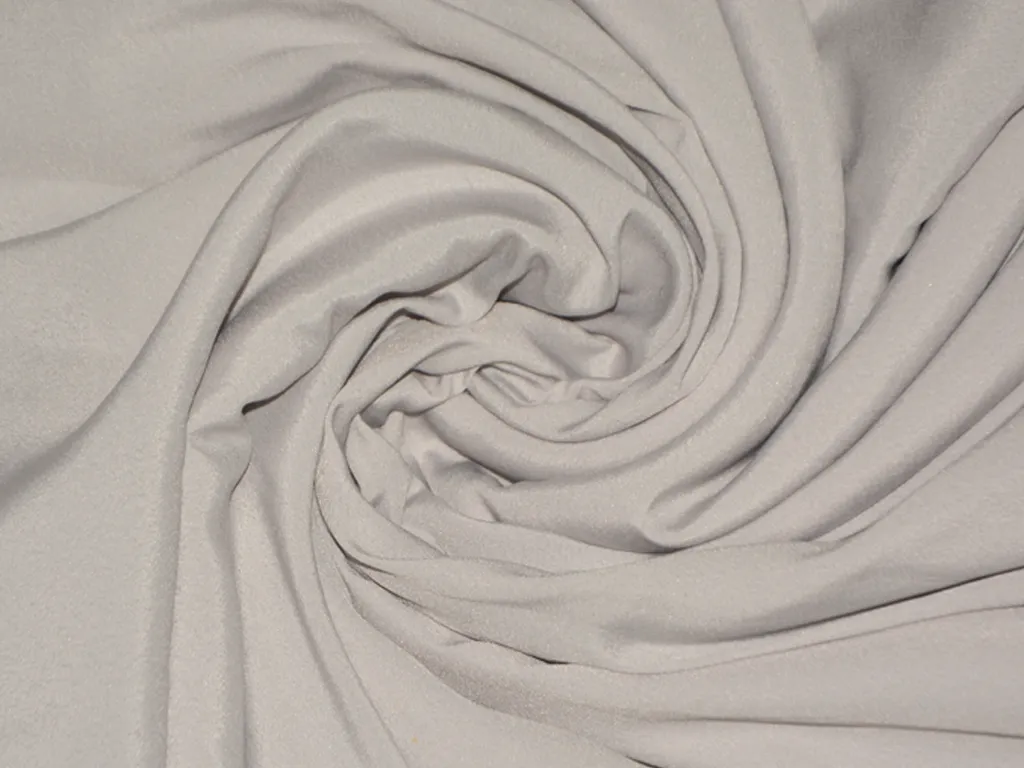 Pastel Gray Plain Satin Fabric (Wholesale)