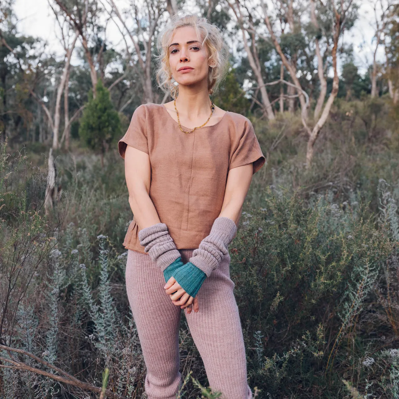 Pieces Top - Organic Linen/Cotton - Dijon (Women S-L)