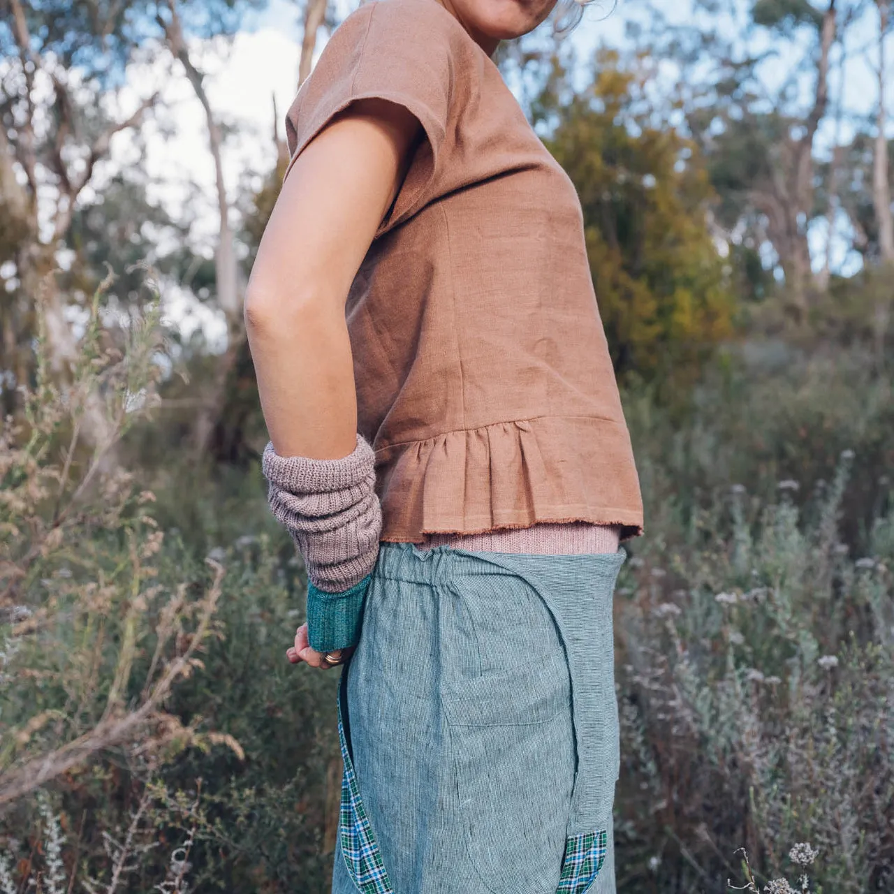 Pieces Top - Organic Linen/Cotton - Dijon (Women S-L)