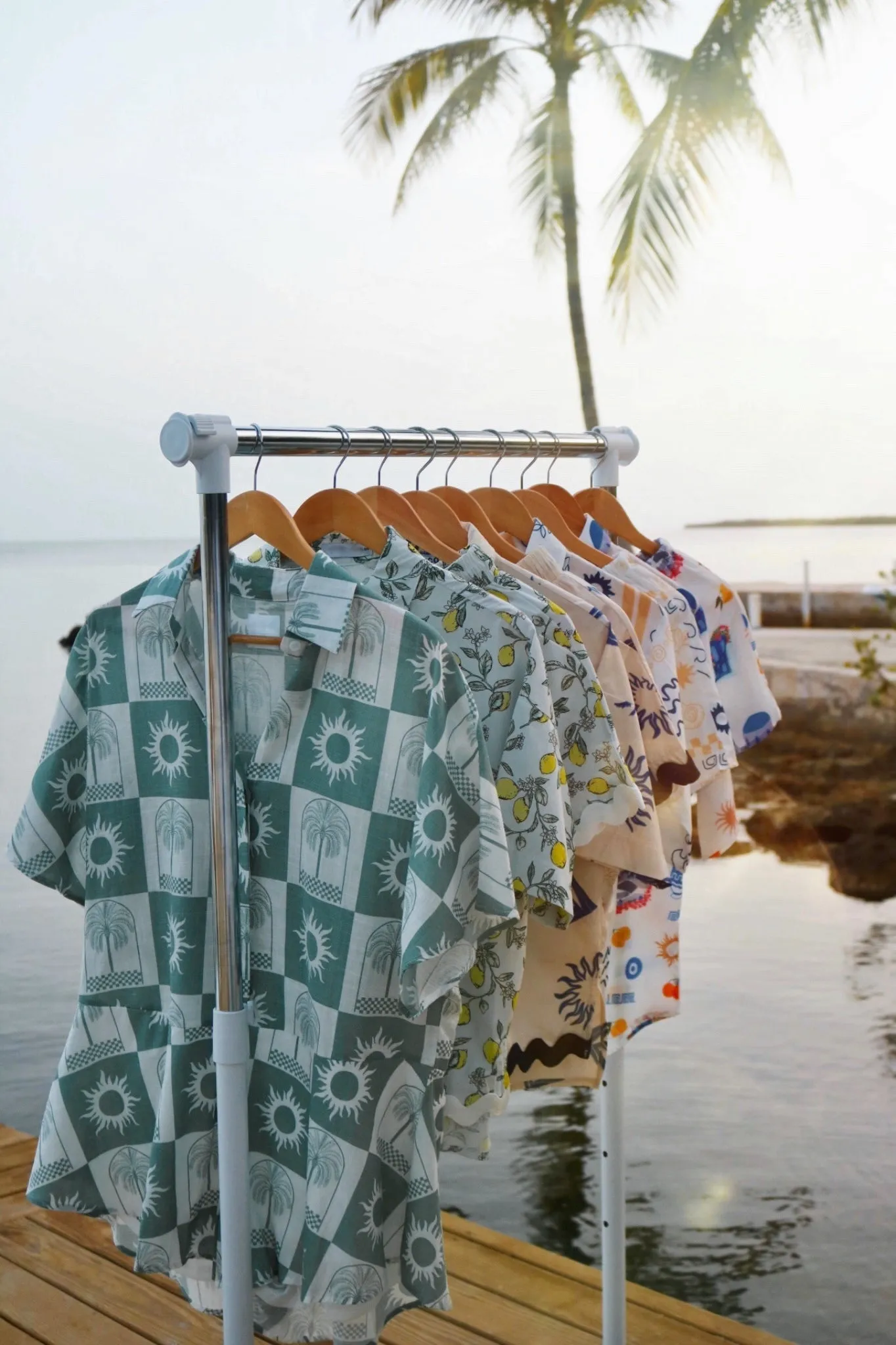 Sul Mare Short Set - Alice Blue Lemon