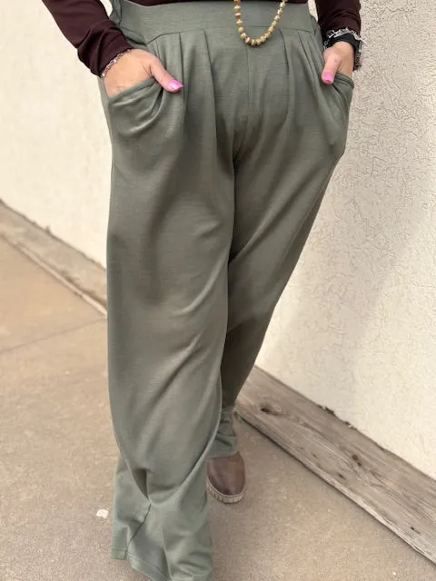 Texline Olive Trousers