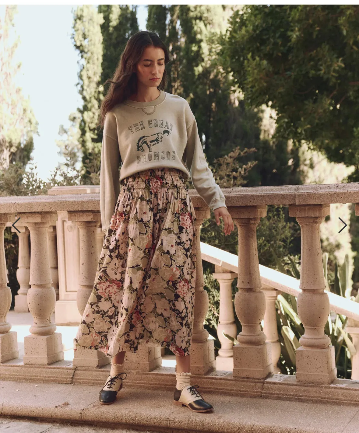 THE GREAT Canary Skirt