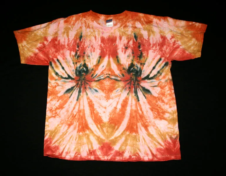 Tie dye/Dueling spiders Men's Short sleeve Tee