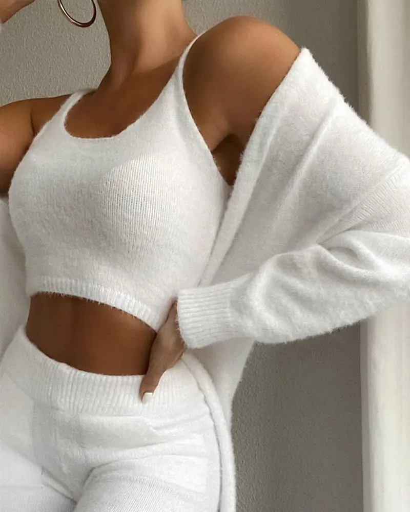 Warm Cozy 3-Piece Loungewear Sets