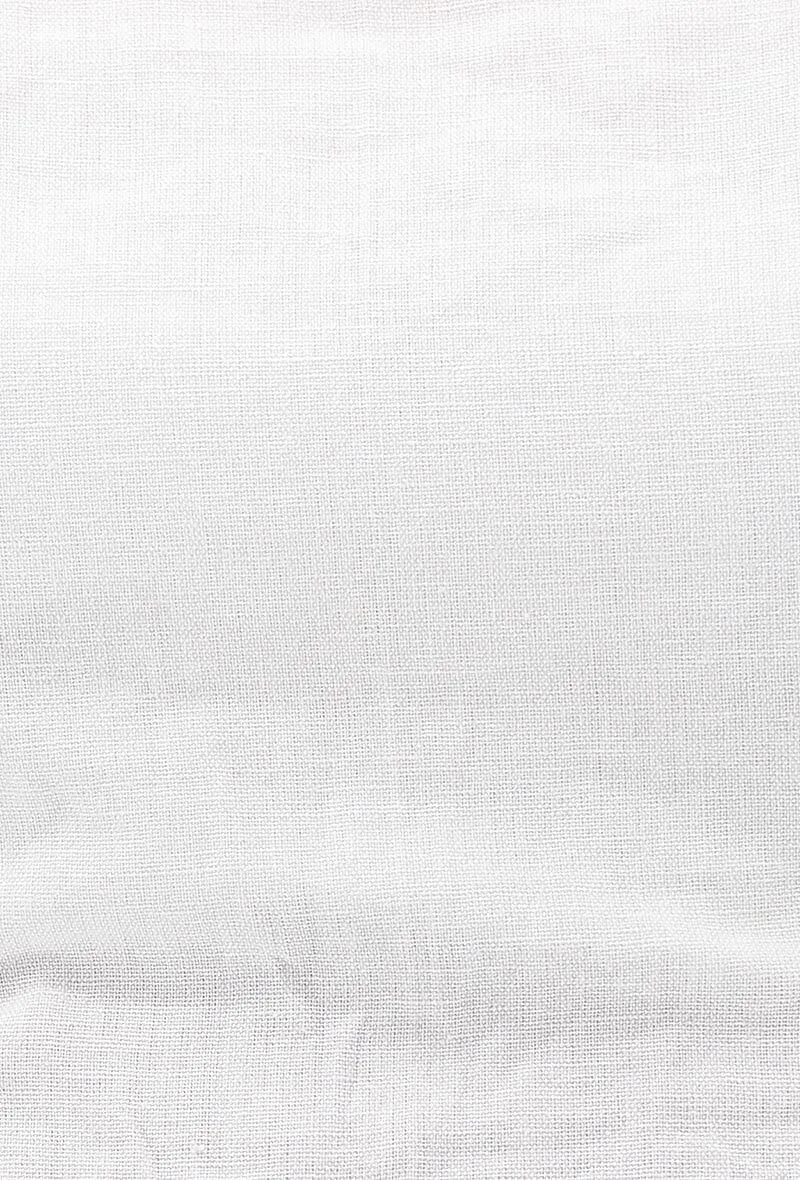 White Blouse With Beige Kantha Sleeves