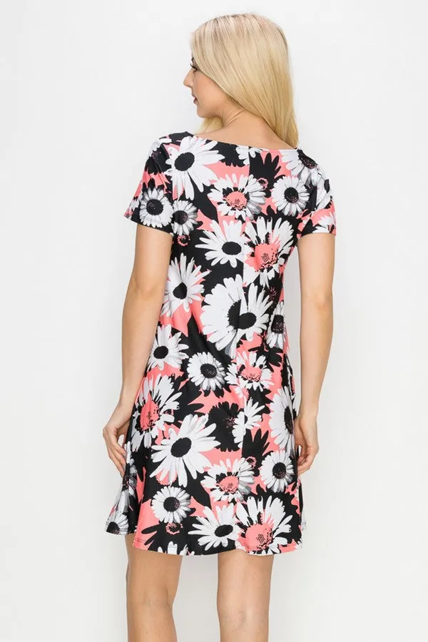 Wild Daisies A-Line Dress
